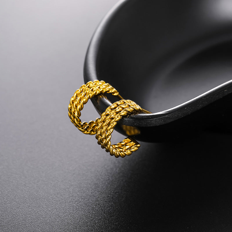 XUPING Vintage Geometric Copper Alloy Earrings for Women