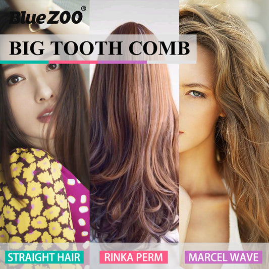 4 Colors Candy Color Straight Handle Large Size Wide Tooth Comb