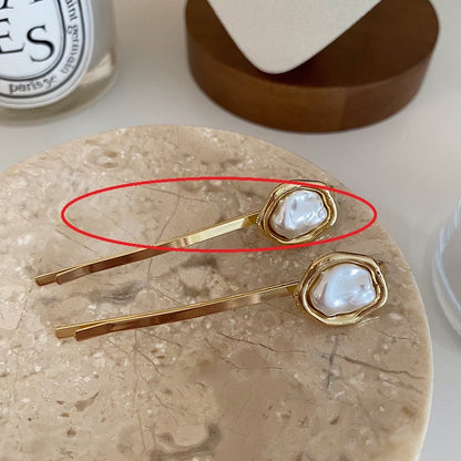 Irregular Shaped Pearl Fashion Hairpin