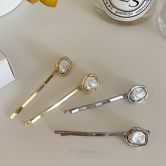 Irregular Shaped Pearl Fashion Hairpin