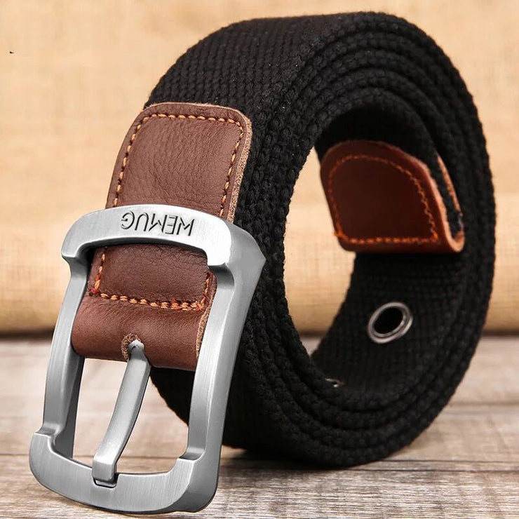 Men Casual Canvas Belt