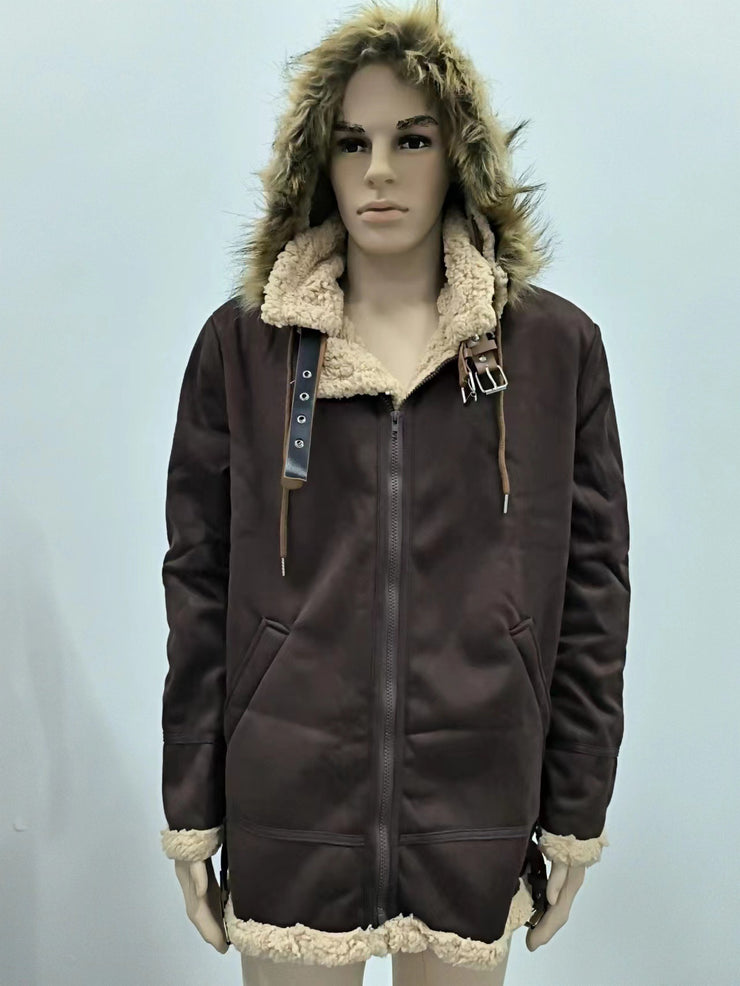 Fur Integrated Padded coats for Men