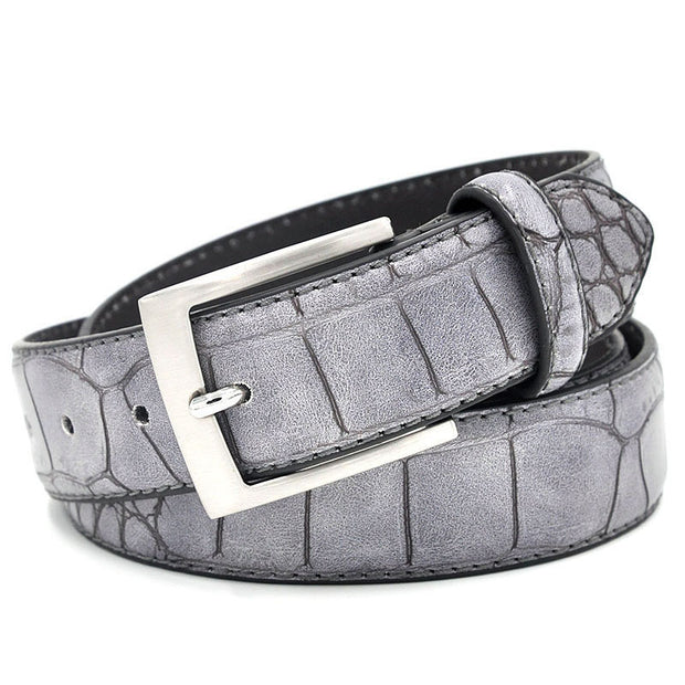 Men's Casual Pattern Pin Buckle Belt