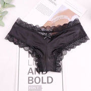 Woman Lace Underwear With Bow in the back