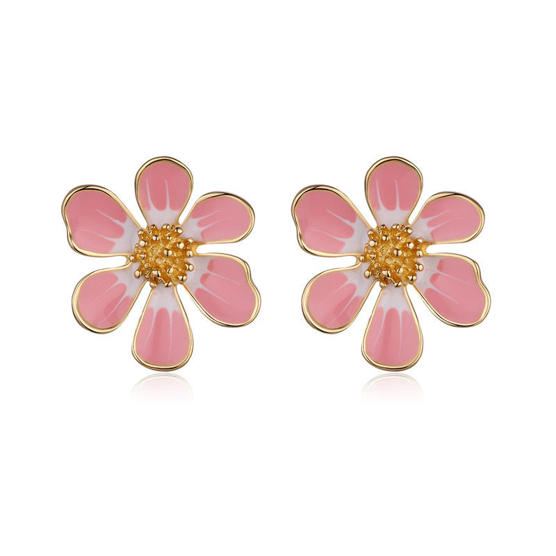 Small Fresh Flower Earrings