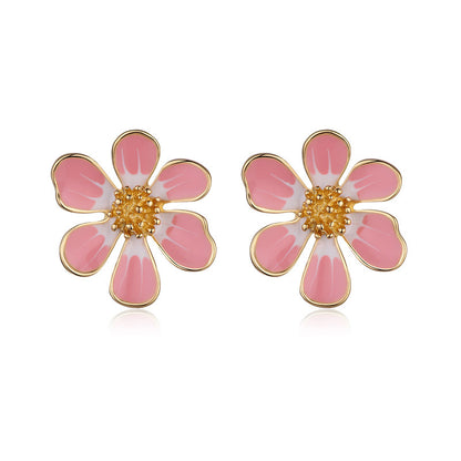 Small Fresh Flower Earrings