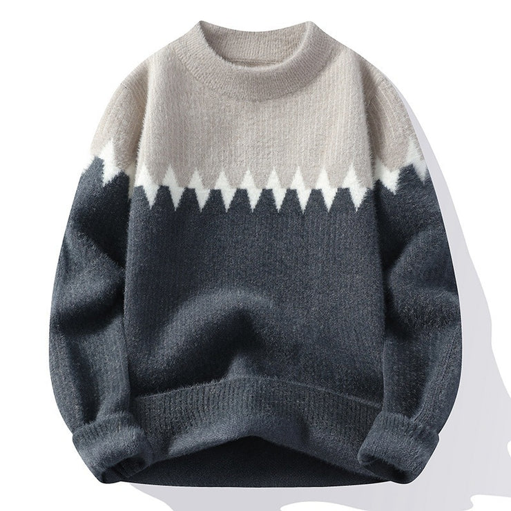 Round Neck Men's Knitwear Sweater