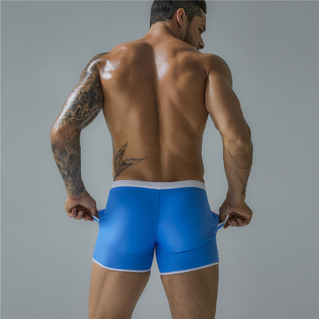 Statement Side Pocket Men's Stretch  Swim Shorts