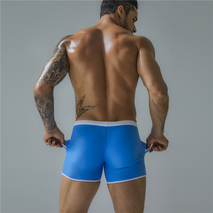 Statement Side Pocket Men's Stretch  Swim Shorts