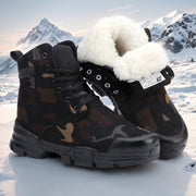 Men Three-proof Wool Snow Boots