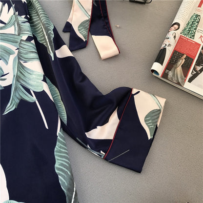 Floral Print Rayon Sleepwear Set