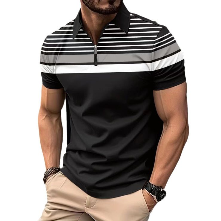 Man's straps polo shirt