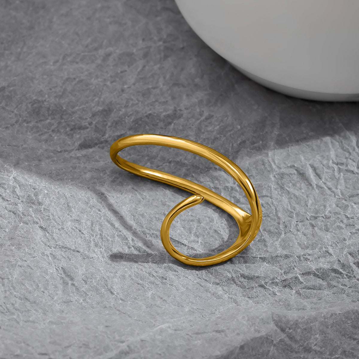 Minimalist Hugging Ring