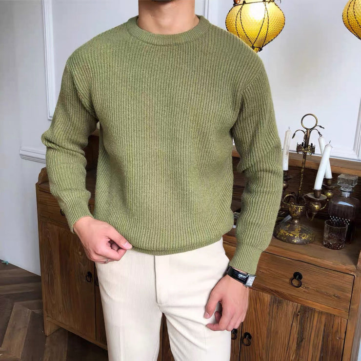 Men trendy loose Thicke Sweater