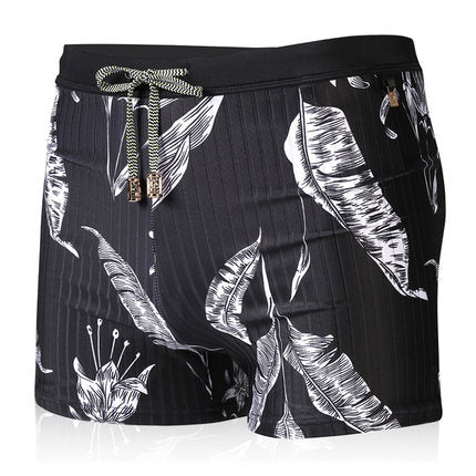 Men's Hot Spring Camouflage Swimming Trunks