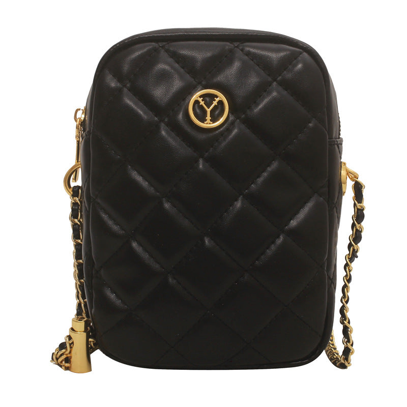 Simple PU Texture crossbody bag