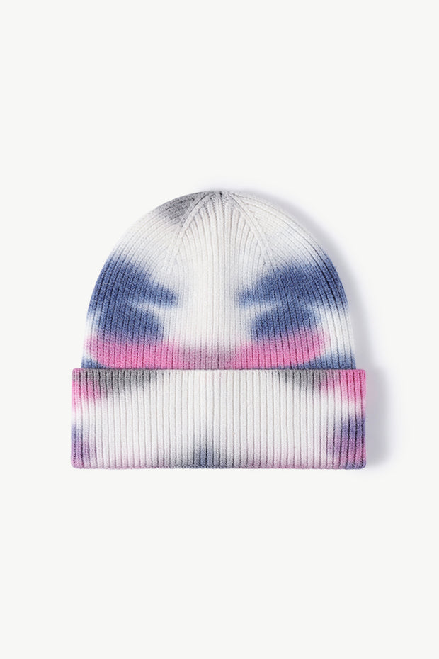 Tie-Dye Cuffed Knit Beanie