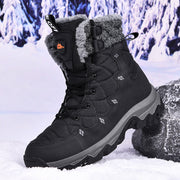 Men's Thick-soled Fleece-lined High-top Snow Boots