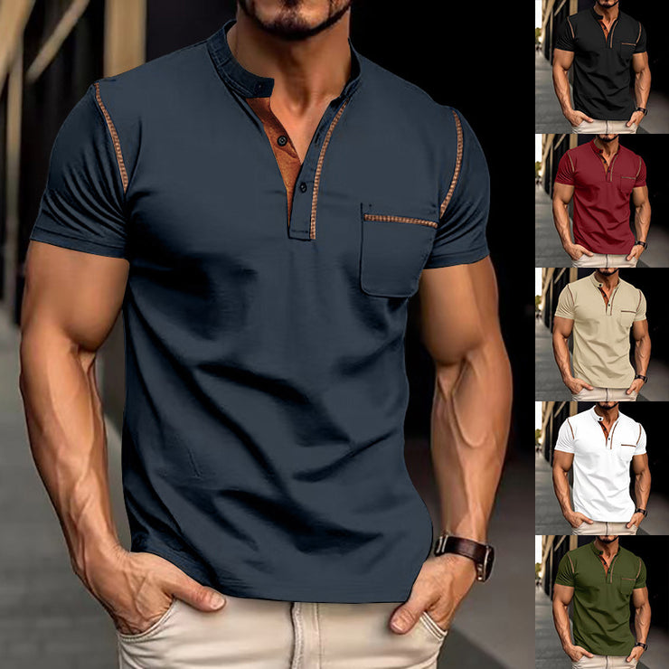 Men's Short-sleeved Casual Polo Shirt