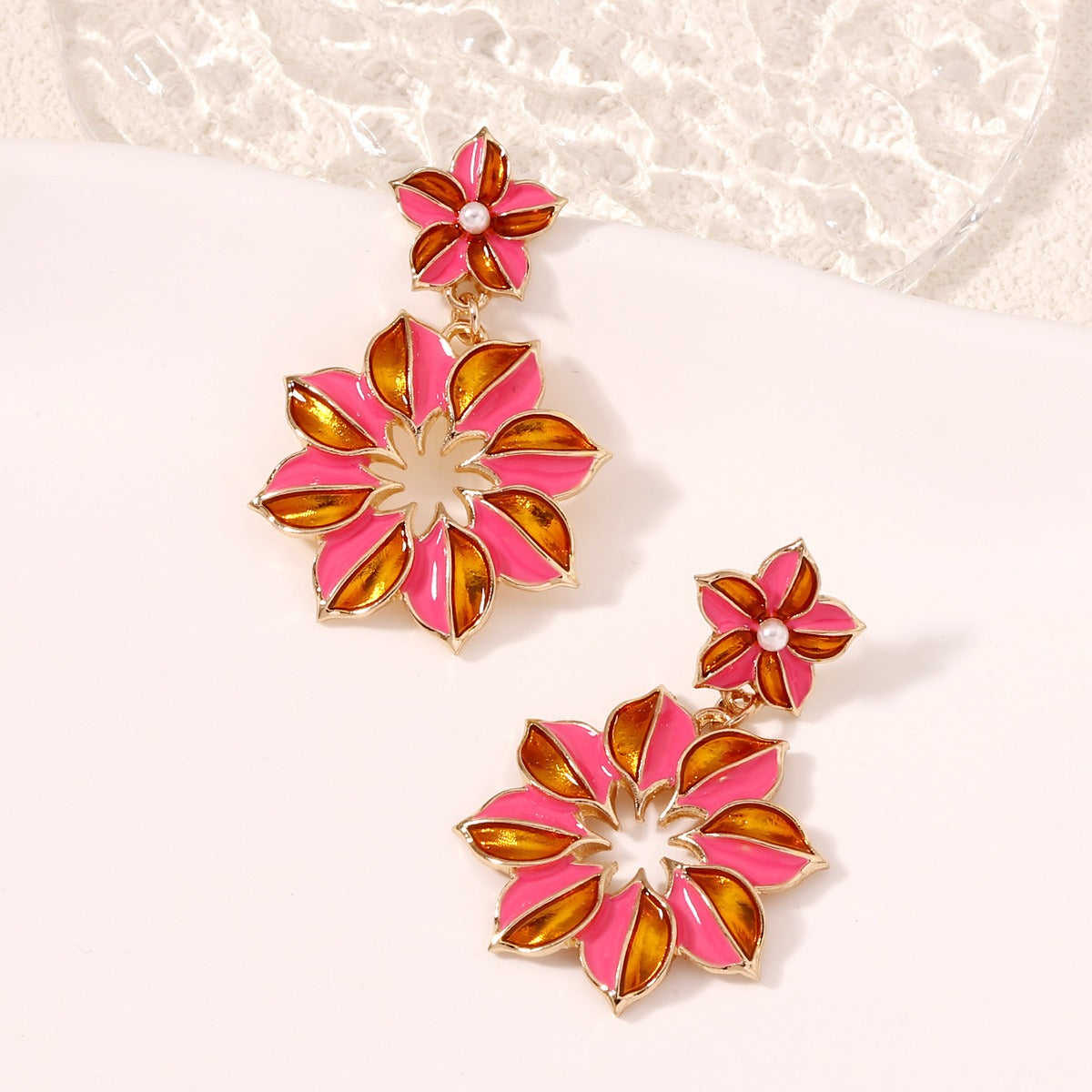 GMT flower Earrings