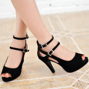 Woman Color buckle heel