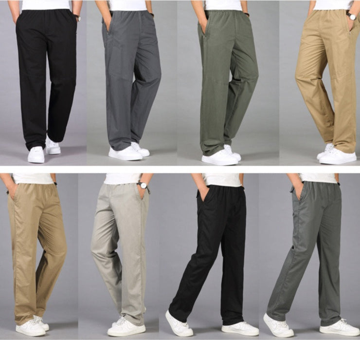 Men's casual Big Foot Straight Pants