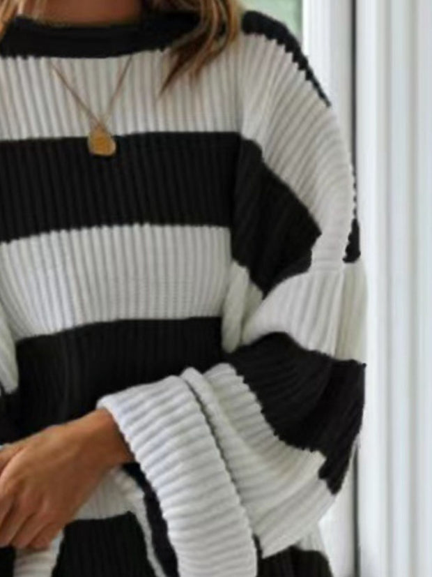 Round Neck Long Sleeve Sweater