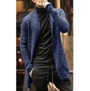 Men's Long-sleeved Knitted Cardigan