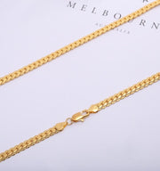 Men Gold Tone Snake Chain