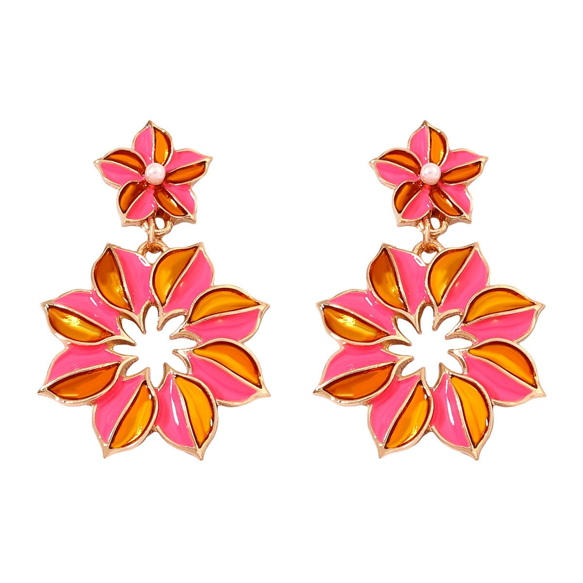 GMT flower Earrings