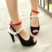 Woman Color buckle heel