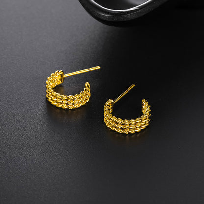 XUPING Vintage Geometric Copper Alloy Earrings for Women