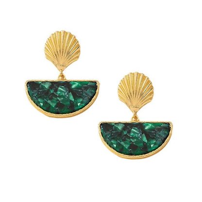 Half-circle earrings