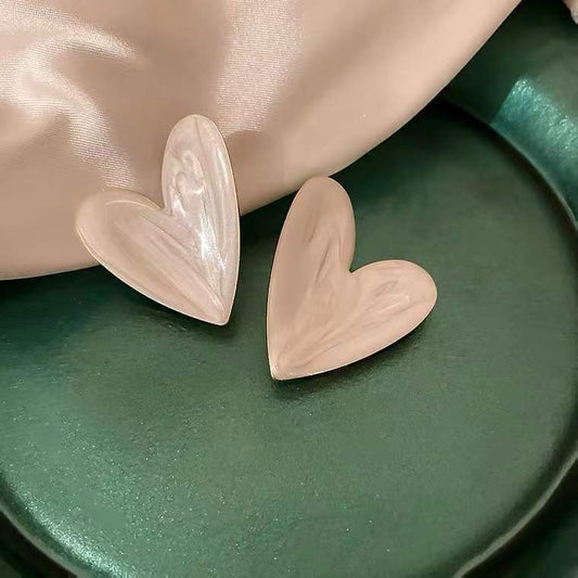 Heart Love Drop stud Earrings