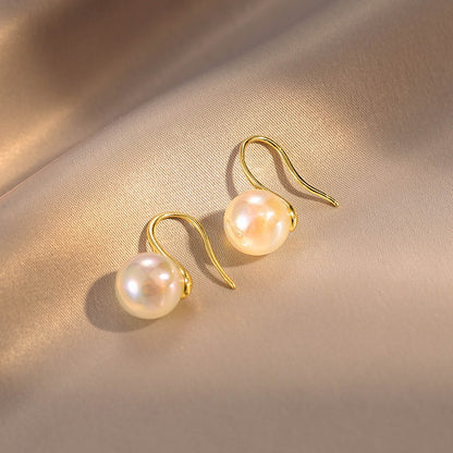 Fashion OL Geometric Sphere Copper Earrings