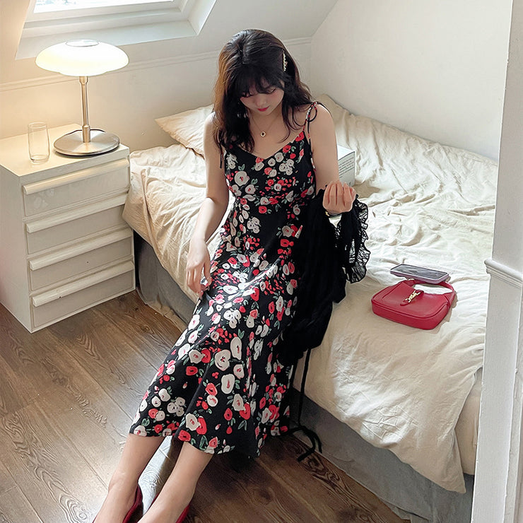 Women's Knee-length Floral Dresses