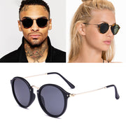 Metal Round Sunglasses For