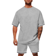 Sports And Leisure Round Neck Two-piece Set For Men