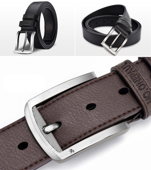 Men's Casual Belt With Pin Buckle