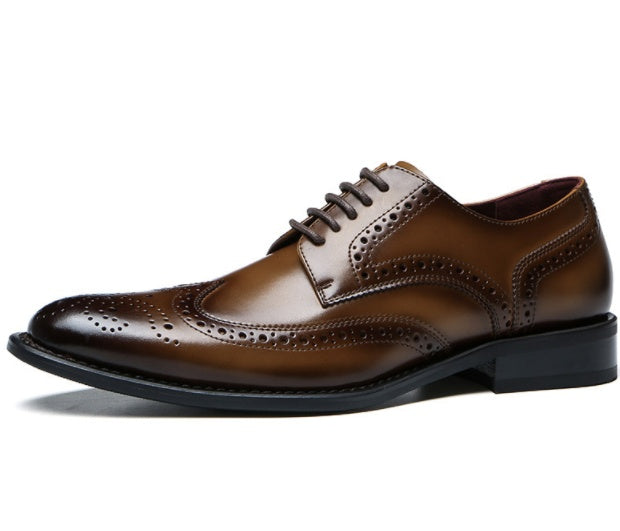 Men Dress British Style Leather Shoes