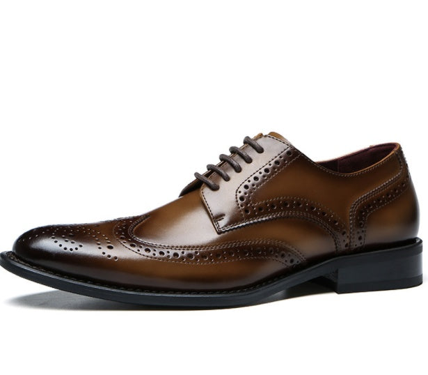 Men Dress British Style Leather Shoes