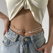 Women's Simple Beaded Waist Chain