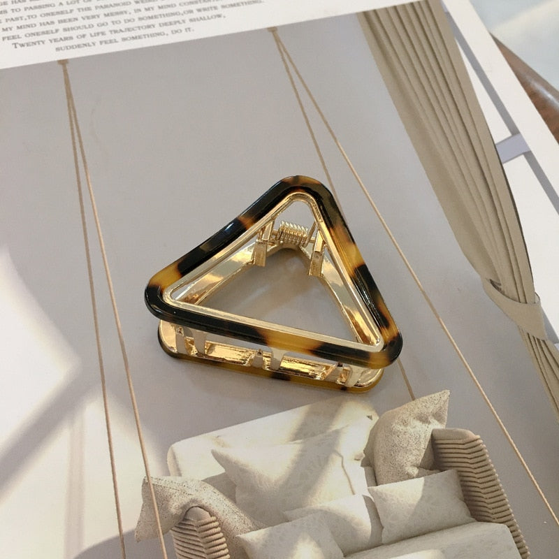 Triangle Hair Claw Clamps