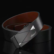 Automatic Buckle Men's Leather Belt