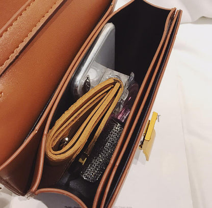 European Retro PU Leather Square