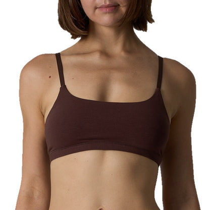 Cotton Scoop Bralette Home wireless bra