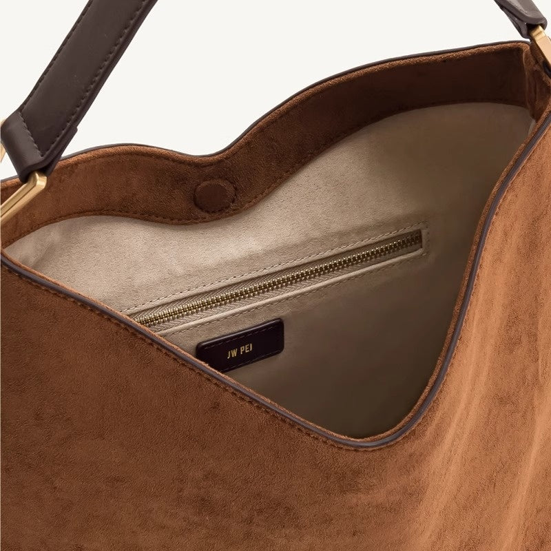 Tote bag with large capacity and lazy feeling shoulder bag