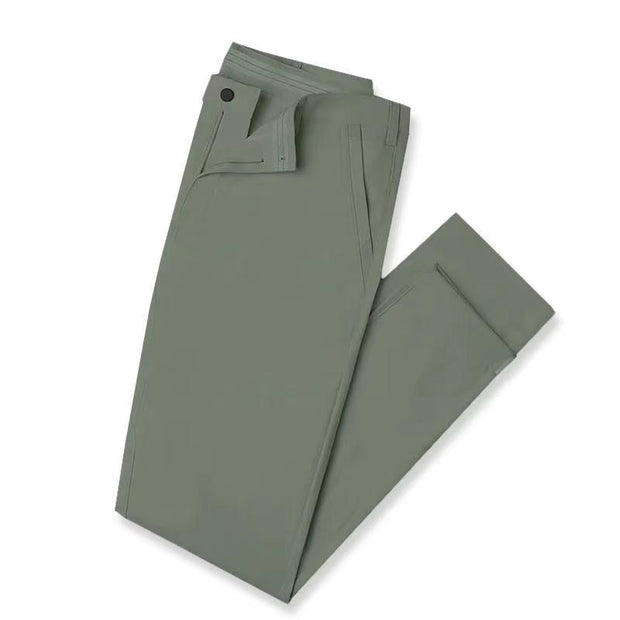 Summer New Ice Silk Leisure Pants Men