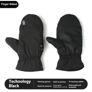 Winter Warm Thick Windproof Electric Heating Gloves