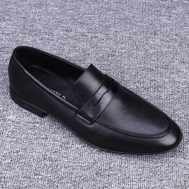 Men's Soft Bottom Loafers Leather Shoes